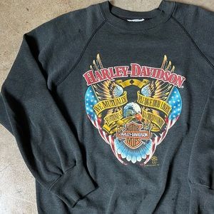 Vintage Harley Davidson Sweatshirt 1988